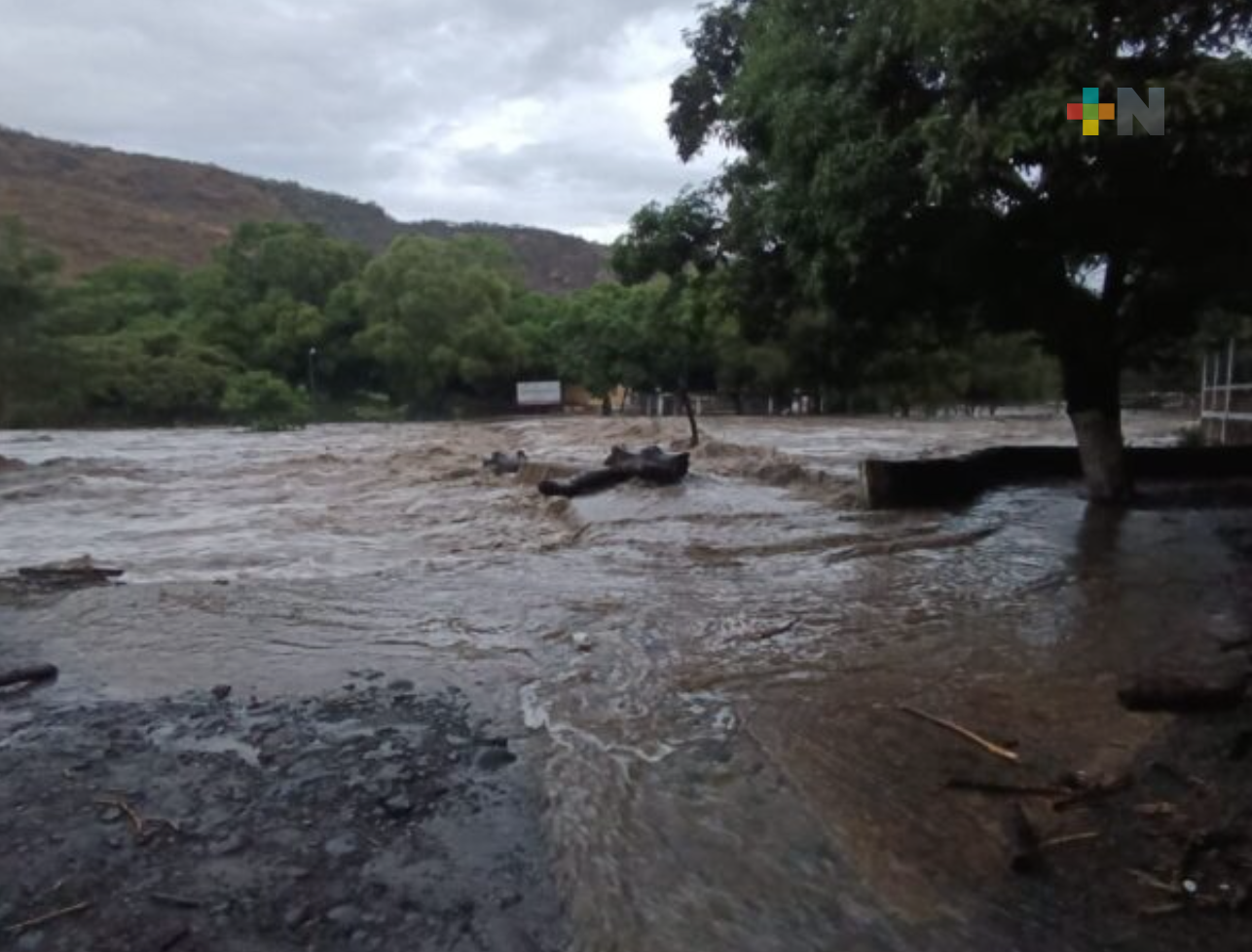 Río Actopan en vigilancia, por fuertes lluvias aumentó su Nivel de Aguas Máximas Ordinarias